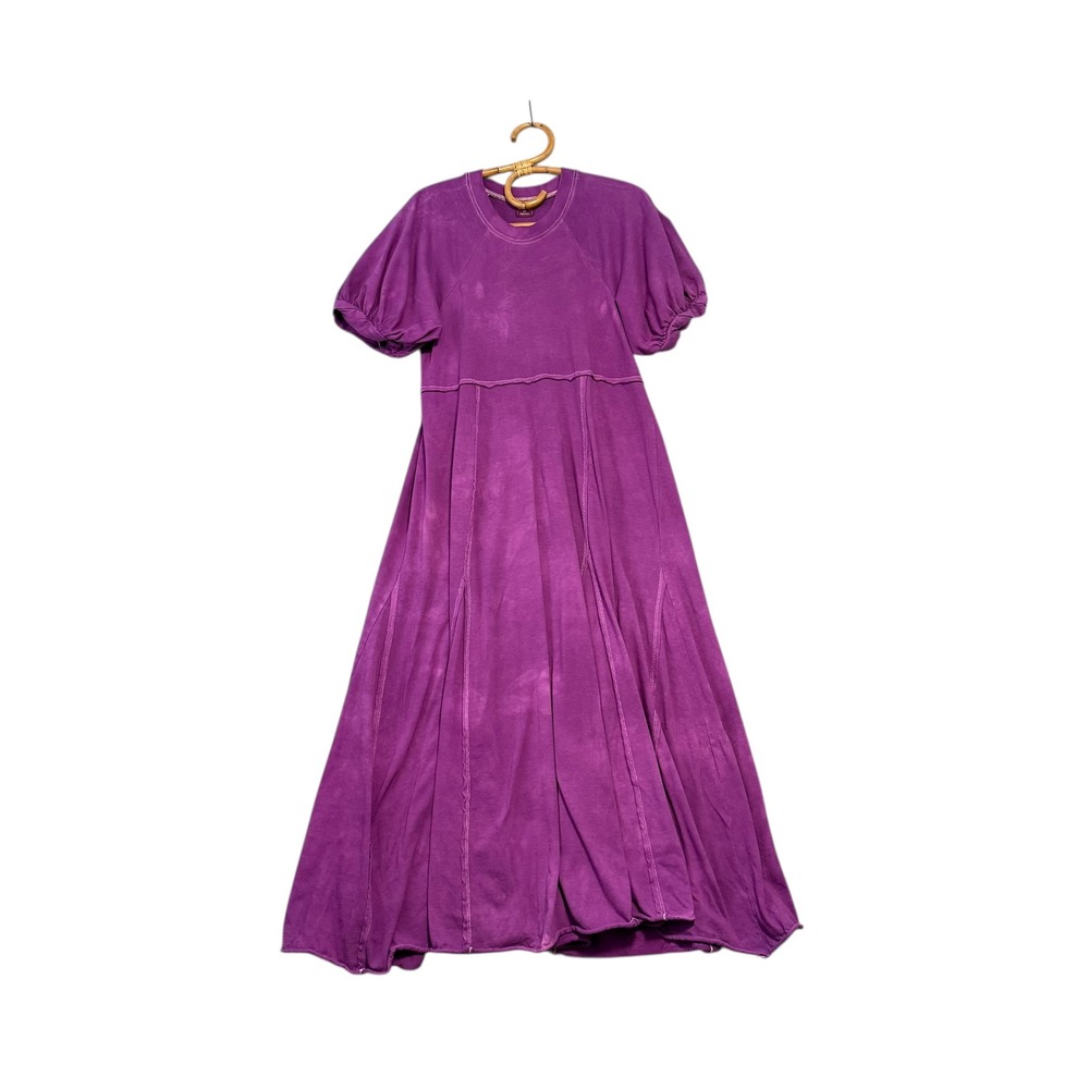 Free People | Free-est | Brentwood Maxi Dress Washed Purple Cotton Casual Size S - Picture 2 of 14